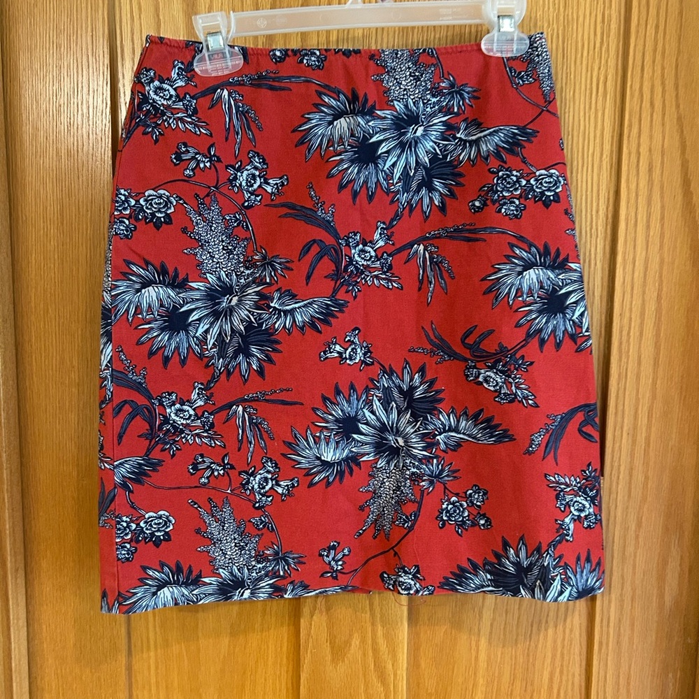 Bushwacker Red Floral Skirt 4